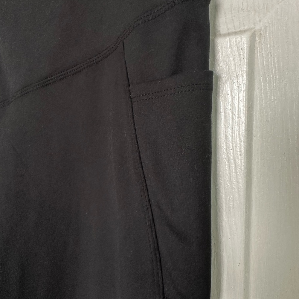 Jockey Black Leggings Full-Length Classic - Picture 3 of 3